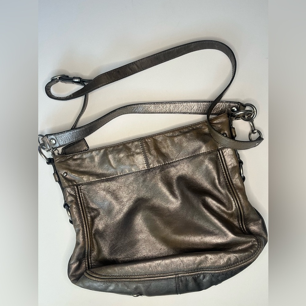 Coach - Metallic Silver Zoe Hobo bag 2010 - Picture 8 of 8